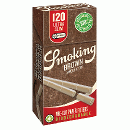 スモーキング・プレカット・ウルトラスリム・ブラウン・フィルター